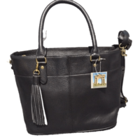 Bolsa Dama Piel Negra Yuli