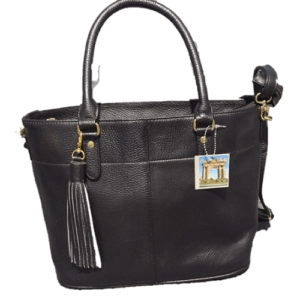 Bolsa Dama Piel Negra Yuli