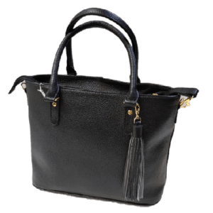 Bolsa Dama Piel Negra Yuli - Image 2