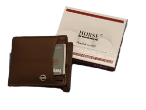 Cartera Caballero Horse Piel Marrón Oscuro 1029-13