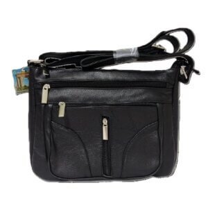 Bolsa Dama Piel Cross Body 1473 Negra
