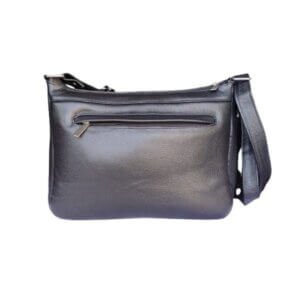 Bolsa Dama Piel Cross Body 1473 Negra - Image 3