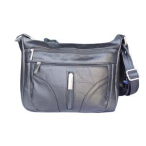 Bolsa Dama Piel Cross Body 1473 Negra - Image 5