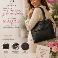 Bolsa de piel para dama Pieles JB® — modelo Camila