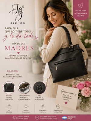 Bolsa de piel para dama Pieles JB® — modelo Camila