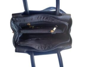 Bolsa Dama Piel Yadira Negra - Image 2