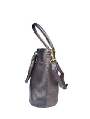 Bolsa Dama Piel July Negro - Image 4